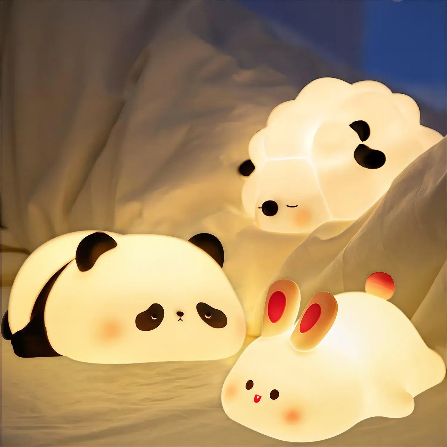 Led Night Lights Silicone Lamp